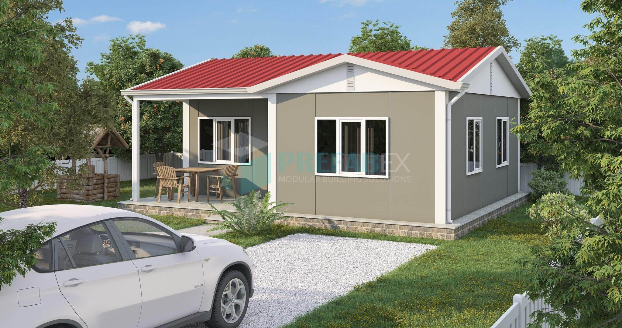 Low Cost Prefabricated House -49 m² -2